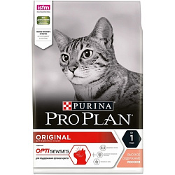 PROPLAN CAT Original для взросл. кошек лосось- рис, (разв.)