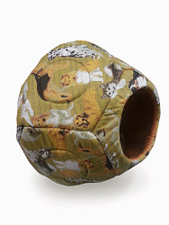 Лежанка-домик/трансформир/смесовая ткань 30*30*30см Footbool MF 1 Kronos 12500001/11900001
