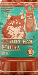 Наполнитель Сибирская кошка Лесной древесные гранулы 10 л 