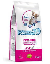 FORZA 10 Pup jun S/M pesce Корм из рыбы для щенков мелких/средних пород (с 2,5 мес.) 2 кг