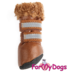 FOR MY DOG Сапоги зимние корич ц/кр FMD678-2021