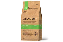 Grandorf (Грандорф) корм для  взрослых собак мелких пород Ягненок с рисом 3 кг