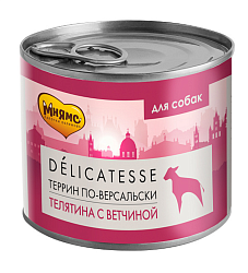 Мнямс delicatesse для собак террин по-Версальски (телятина с ветчиной) 200 г