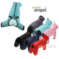 PUPPY ANGEL 181 Дождевик "Морозко", для девочки (S, Серый)
