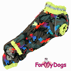 FOR MY DOG Комбинезон хаки/желтый для мальчика (TC1) FW1007-2021 M 