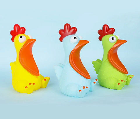 Игрушка для собак «Курица», 16 см, в ассортименте, Чистый котик LT2303016