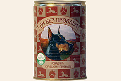 Ем без проблем д/собак ж/б Говядина с рубцом и печенью 20*410 г