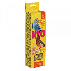 RIO Палочки для всех видов птиц с яйцом и ракушечником 2*40 г