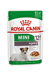 Royal Canin (Роял Канин) Мини эйджинг 12+ влажный корм для собак мелких пород старше 12 лет (соус) 85г