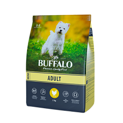 Mr. Buffalo ADULT MINI Сухой корм для собак мелких пород курица 0,8кг