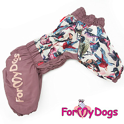 FOR MY DOG Комбинезон "Птички" лиловый для девочек FW891/1-2020F																														