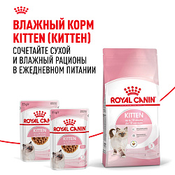 Royal Canin (Роял Канин) Kitten (Киттен) сухой корм для котят период второй фазы роста, 2 кг