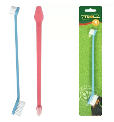 Зубная щетка двусторонняя 21см арт.P553 Triol