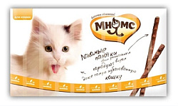 Мнямс лакомые палочки 13,5 для кошек с цыпленком  и печенью 10шт*5 г 702556 (цена за шт)
