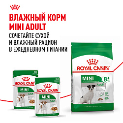Royal Canin (Роял Канин) Mini Adult 8+ Корм сухой для собак мелких пород старше 8 лет 2 кг