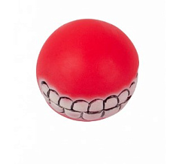 Игрушка "Мяч зубастый", 75 мм, 164106, Зооник