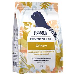 Florida (Флорида) Ветдиета сухой корм для кошек Профилактика образования мочевых камней 1,5 кг