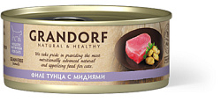 Grandorf (Грандорф) Консервы для кошек Филе тунца с мидиями 70 г