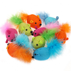 Игрушка для кошек Мышь 14 см Чистый котик