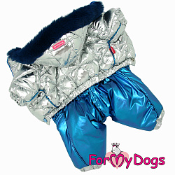 FOR MY DOG Комбинезон серебро/синий для мальчиков (10Chh) FW1093-2021 M**** 