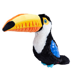  Игрушка для собак Тукан с пищалкой большой 38см, серия TROPICANA SERIES