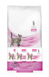 Purina Vet diets Cat URINARY сухой корм для кошек при мочекаменных заболеваниях курица 1,5кг+3х85г PR12440049