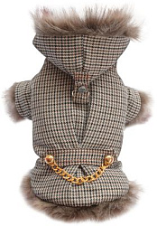 Пальто DoggyDolly brown W259 XXS