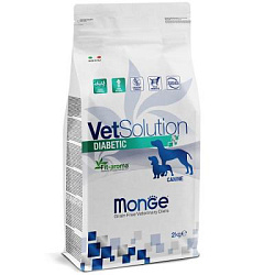 Monge VetSolution Dog Diabetic диета  для собак  2 кг 70081276