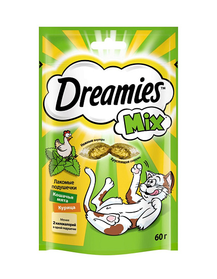 Dreamies микс курица + мята 60 г