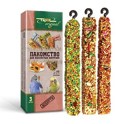 Triol Original лакомство для волнистых попугаев АССОРТИ (уп.3шт)