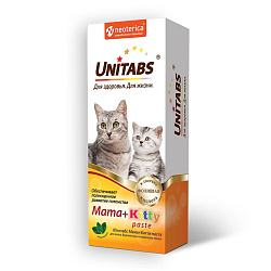 Unitabs (Юнитабс) Мама+Китти с В9 паста для котят, беременных и кормящих кошек, Неотерика