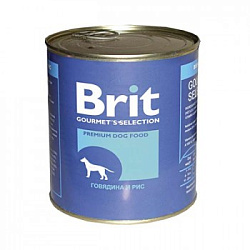 BRIT корм д/собак говядина и рис 850 г  210472/80277