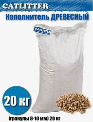 Наполнитель CATLITTER древесный 20 кг