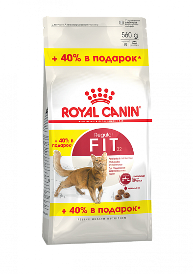 Royal Canin (Роял Канин) Фит 32. 400 г+160 г 