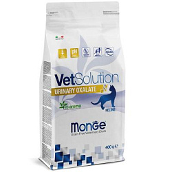 Monge VetSolution Cat Urinary Oxalate сухой корм диета для кошек Уринари Оксалат при мочекаменной болезни оксалатного типа 400 г 70081603