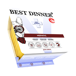 BEST DINNER (Бест Диннер) Hepatic при заболеваниях почек и печени паштет с курицей для собак, 100 г