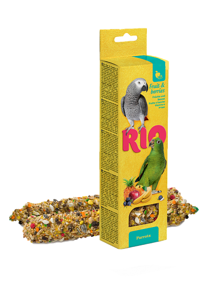 RIO Палочки для попугаев с фруктами и ягодами 2*90 г