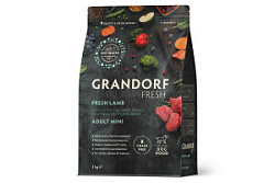 Grandorf (Грандорф) Fresh корм для собак мелких пород Свежее мясо ягненка с бататом 3 кг