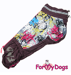 FOR MY DOG Дождевик св фиолетовый для девочек 621SS-2022F