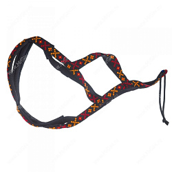 Ездовая  шлейка жаккард черный с рис. 70/80 см*30 мм  р-р XXXL Dream Sled Dog 34308016