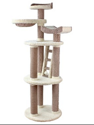Когтеточка комплекс для кошки джутовый 60х60 "Джуманджи" "Рыжебок"