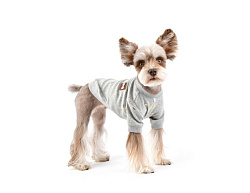 PUPPIA Футболка для собак "Gia", серая, M, 24см (Южная Корея)