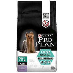 PROPLAN Small&Mini SENSITIVE беззерновой д/с мелких и карлик. пород с чув.пищ.индейка 2,5кг 84758