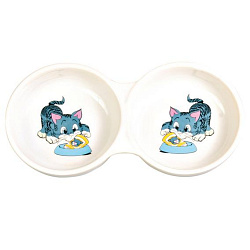 Миска керамическая двойная Trixie
