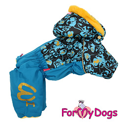 FOR MY DOG Комбинезон синий для девочек  (18) FW513-2018 F