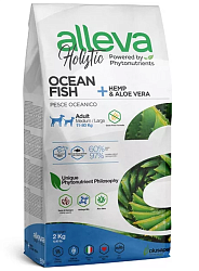Alleva Holistic Dog Adult сухой корм для взрослых собак с океанической рыбой 2 кг Медиум Макси