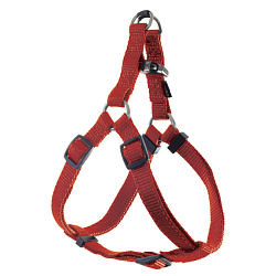 Шлейка нейлоновая для собак "Стандарт" М,красная  20*530-770мм 11361013