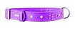 Ошейник Collar Glamour с клеевыми стразами Ромб шир 20мм дл 30-39см фиолетовый 33039