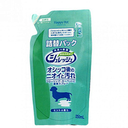 Устранитель запаха и мочи с ароматом ментола 250 мл сменный блок 9505