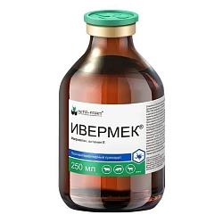 Ивермек противопаразитарный препарат 250 мл, Нита-Фарм